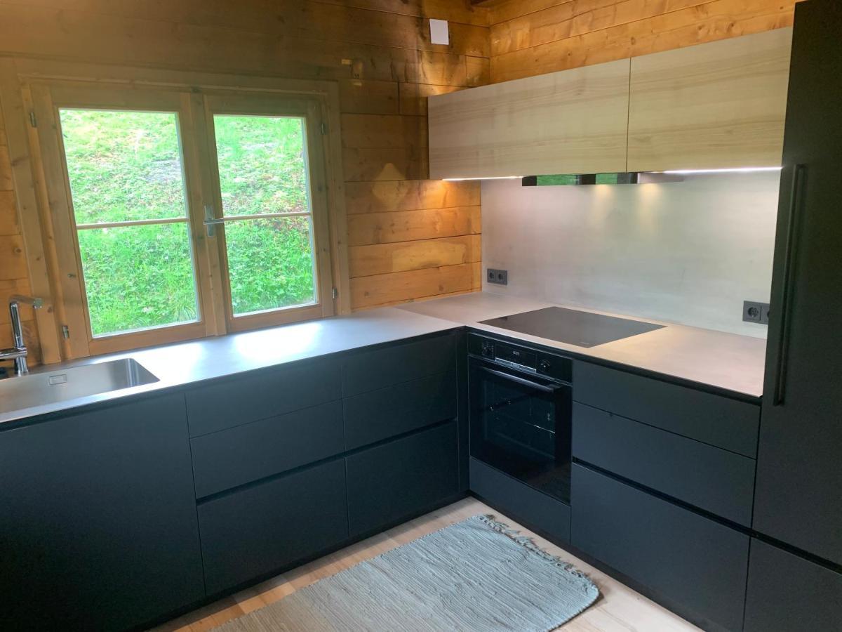 Ferienwohnungen Im Blockhaus Metzler Schwarzenberg im Bregenzerwald Exterior foto